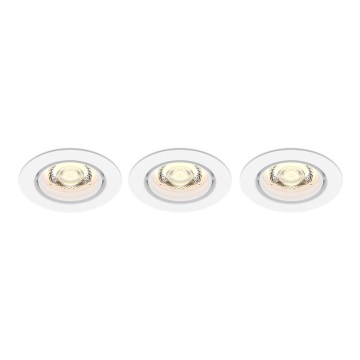 Philips -SADA 3xLED Stmievateľné podhľadové svietidlo IMPALA Warm Glow LED/6W/230V