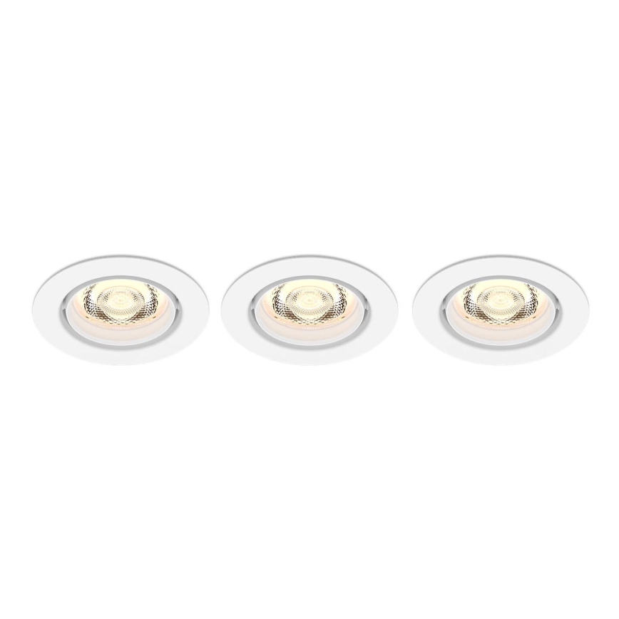 Philips -SADA 3xLED Stmievateľné podhľadové svietidlo IMPALA Warm Glow LED/6W/230V
