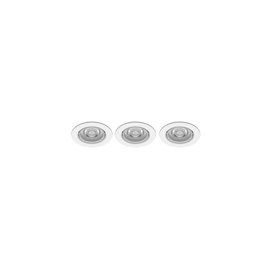 Philips -SADA 3xLED Stmievateľné podhľadové svietidlo IMPALA Warm Glow LED/6W/230V