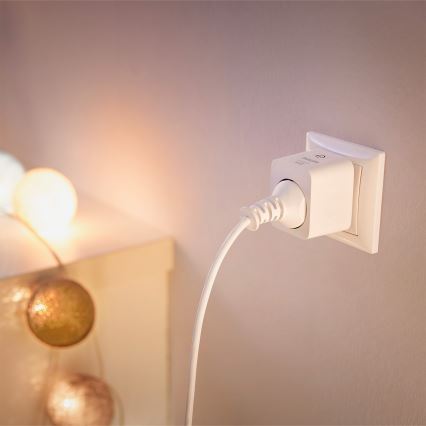 Philips - Sada 3× inteligentných zásuviek SCHUKO 2300 W Wi‑Fi