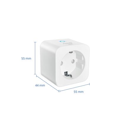 Philips - Sada 3× inteligentných zásuviek SCHUKO 2300 W Wi‑Fi