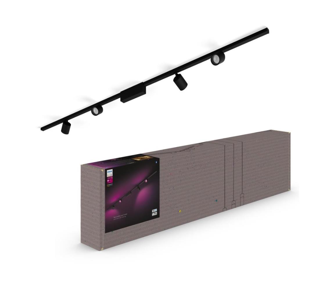 Philips-SADA 4xLED Stmievateľné svietidlo do lištového systému Hue LED/20,8W/230V 8719514407763