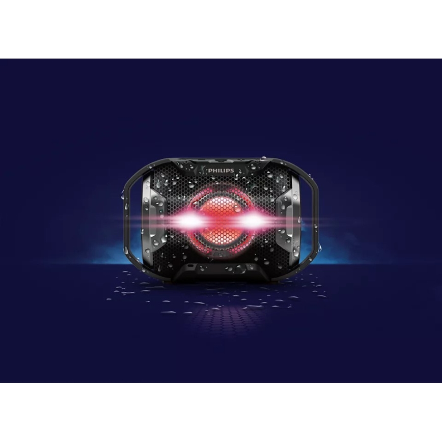 Philips SB300B/00 - Bluetooth prenosný reproduktor 4W/5V IPX7 čierny