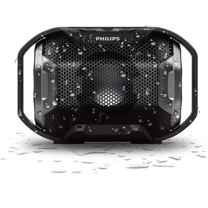 Philips SB300B/00 - Bluetooth prenosný reproduktor 4W/5V IPX7 čierny