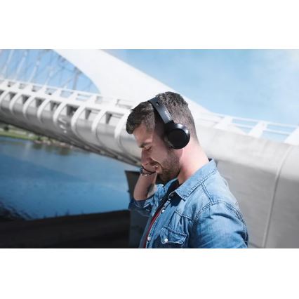 Philips SHB3075BK/00 - Bezdrôtové slúchadlá s Bluetooth BASS čierna