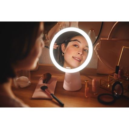 Philips - Stmievateľné kozmetické zrkadielko s LED podsvietením MIRROR LED/4,5W/5V