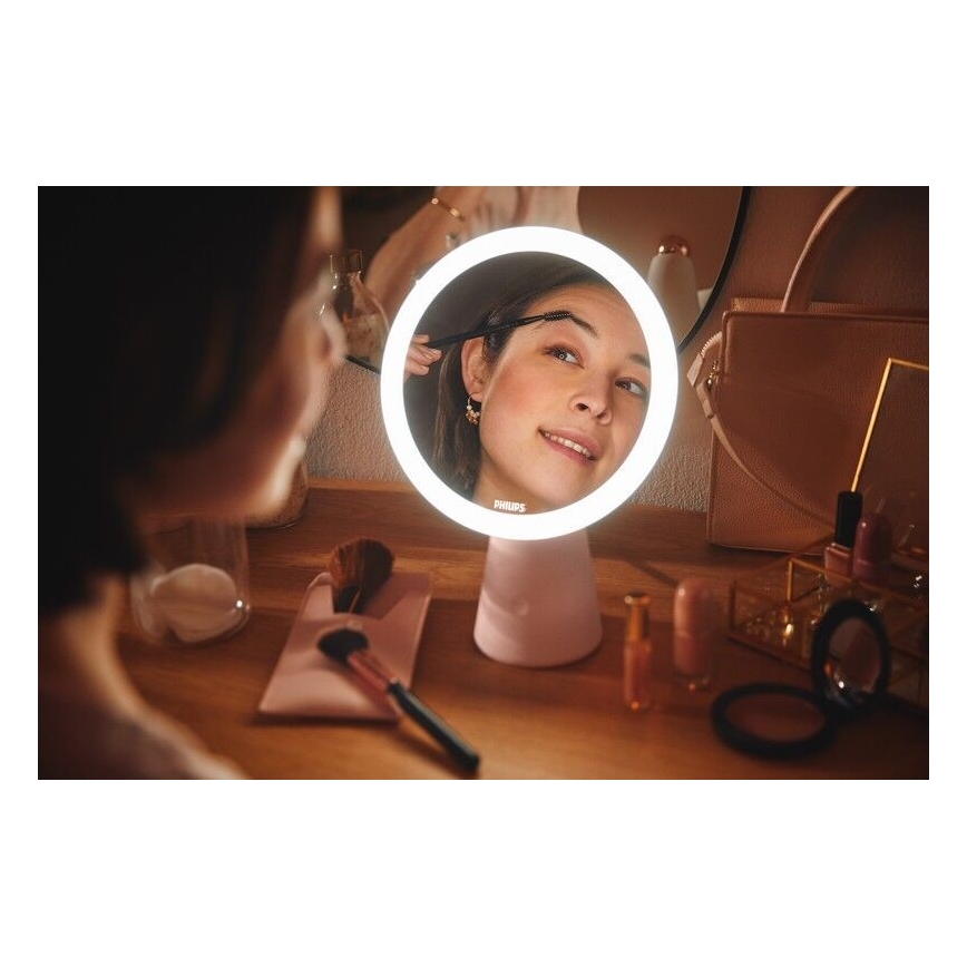 Philips - Stmievateľné kozmetické zrkadielko s LED podsvietením MIRROR LED/4,5W/5V