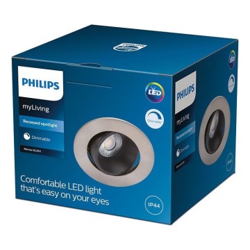Philips - Stmievateľné LED kúpeľňové svietidlo ABROSA LED/9W/230V IP44