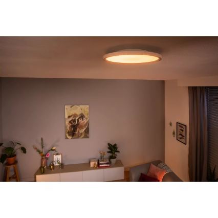 Philips - LED stmievateľné stropné svietidlo Hue AURELLE LED/21W/230V 2200-6500K pr. 39,5 cm biela