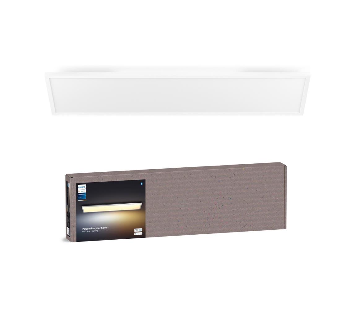 Philips - stmievateľné LED stropné svietidlo Hue AURELLE LED/39W/230V 120x30 cm biela 8720169328952