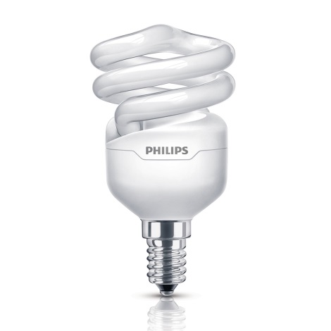 Philips - Úsporná žiarovka 1xE14/12W/230V TORNADO 2700K