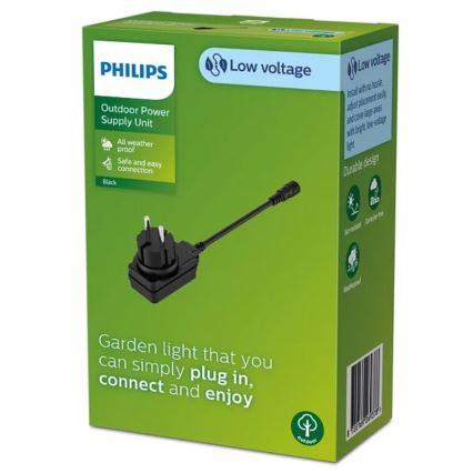 Philips - Vonkajší napájací sieťový adaptér GARDENLINK 12W/24/230V IP44