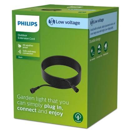 Philips - Vonkajší predlžovací kábel 10m IP67