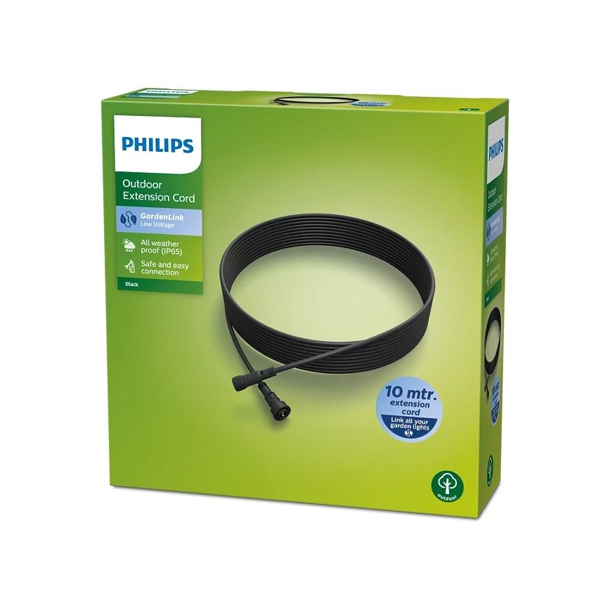 Philips - Vonkajší predlžovací kábel 10m IP65