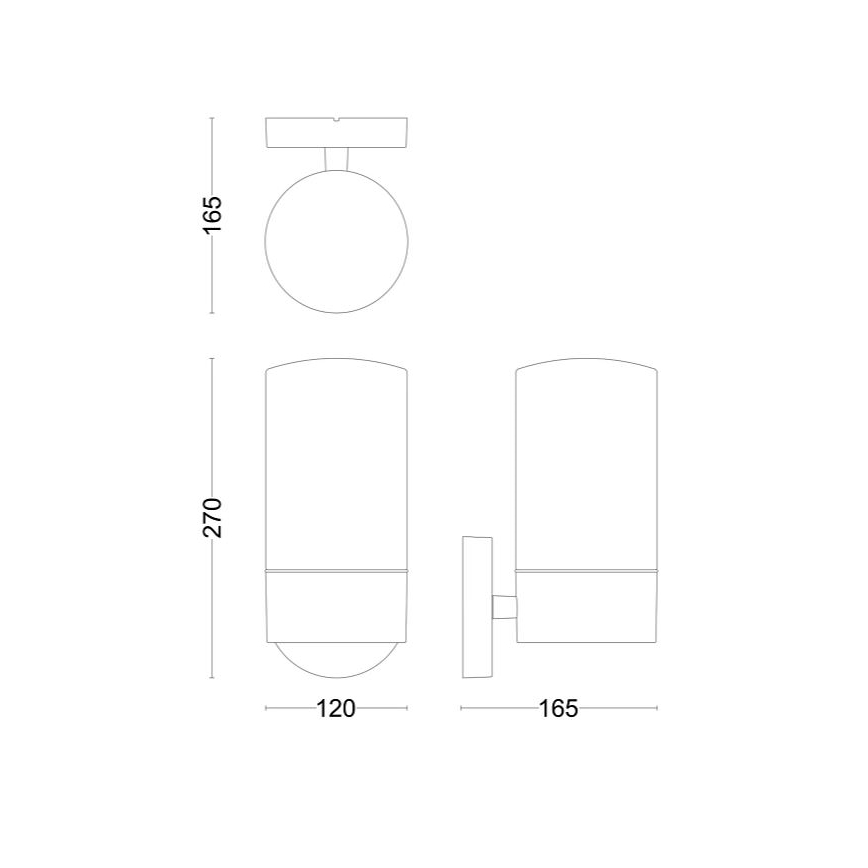 Philips - Vonkajšie nástenné svietidlo FLAREON 1xE27/25W/230V IP44