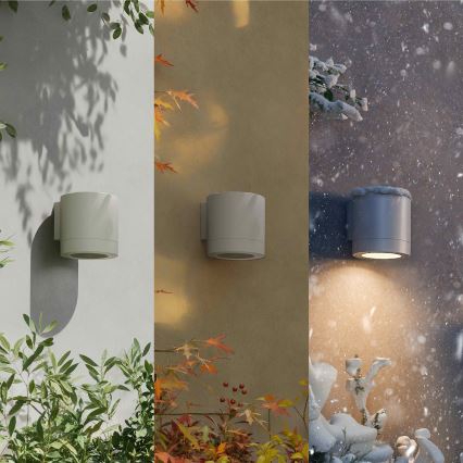 Philips - Vonkajšie nástenné svietidlo FYLX 1xGU10/5W/230V biele IP44