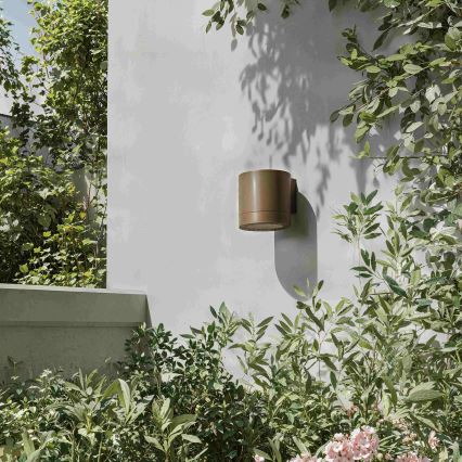 Philips - Vonkajšie nástenné svietidlo FYLX 1xGU10/5W/230V hnedé IP44