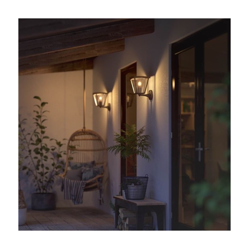 Philips - Stmievateľné vonkajšie nástenné svietidlo Hue INARA 1xE27/7W/230V Wi-Fi IP44