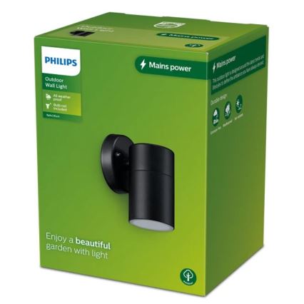 Philips - Vonkajšie nástenné svietidlo KYLIS 1xGU10/25W/230V IP44