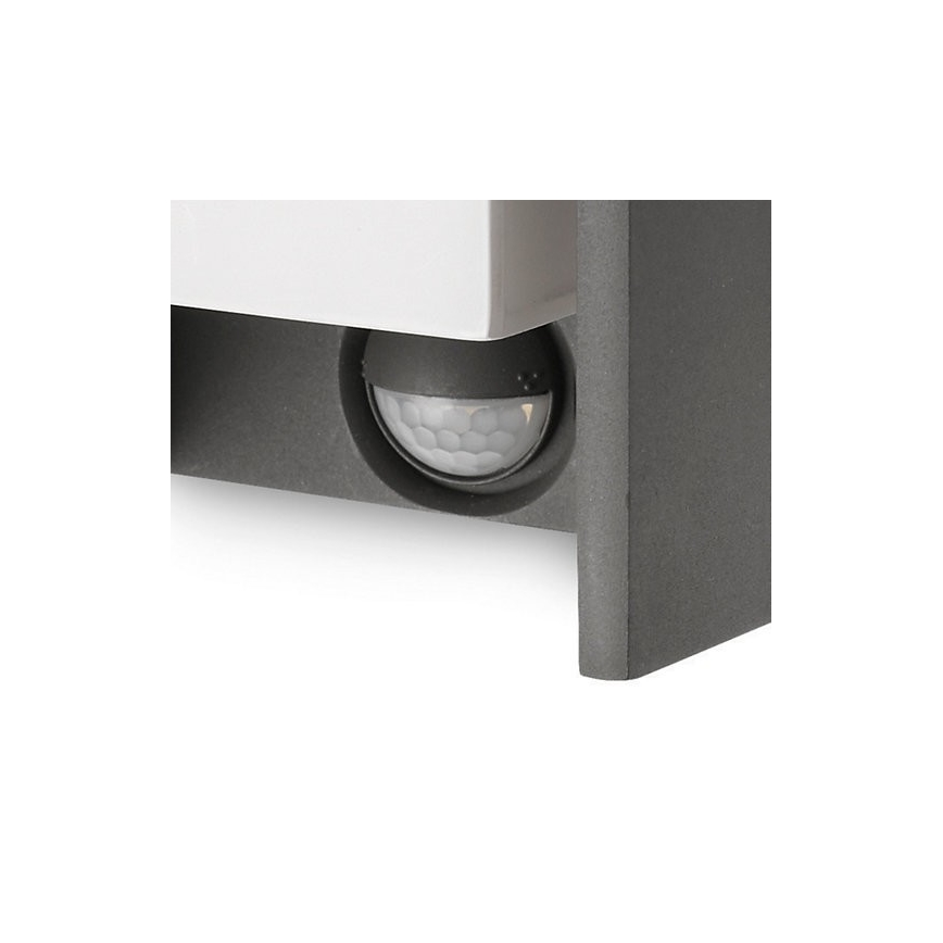 Philips - Vonkajšie nástenné svietidlo so senzorom BRIDGE 1xE27/15W/230V IP44