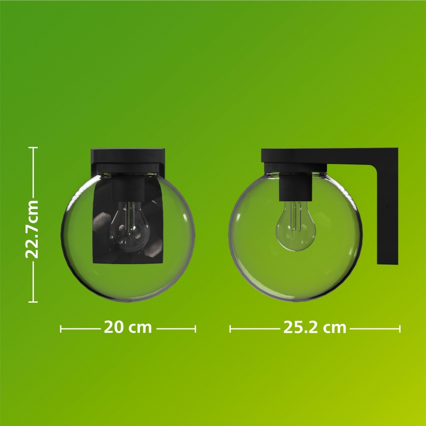 Philips - Vonkajšie nástenné svietidlo ULIO 1xE27/25W/230V IP44