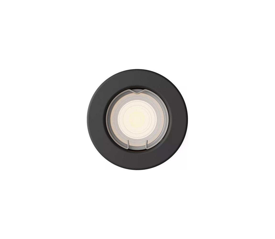 Philips - Zapustené stropné svietidlo PERIDOT 1xGU10/7W/230V čierna 872016939274800