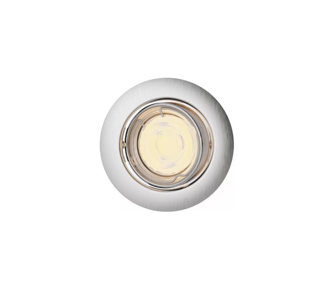 Philips - Zapustené stropné svietidlo PERIDOT 1xGU10/7W/230V strieborné 872016939264900