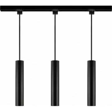 Philips - Závesné svietidlo so závesným lankom do lištového systému EASYLINK 3xGU10/7W/230V 1m čierne