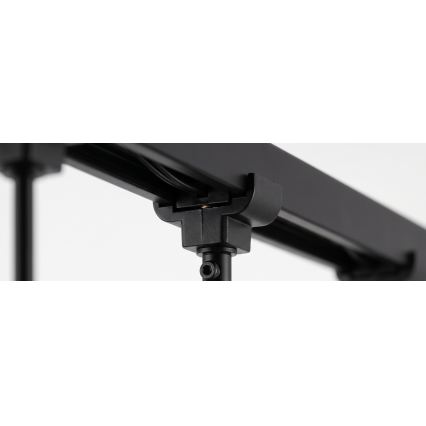 Philips - Závesné svietidlo so závesným lankom do lištového systému EASYLINK 3xGU10/7W/230V 1m čierne
