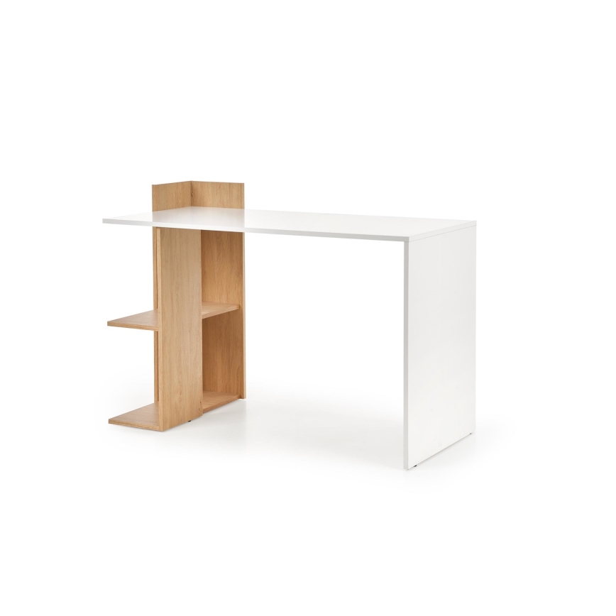 Písací stôl COZYRA dub/biela