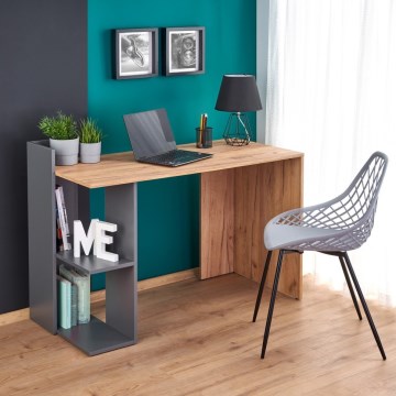 Písací stôl COZYRA dub wotan/antracit