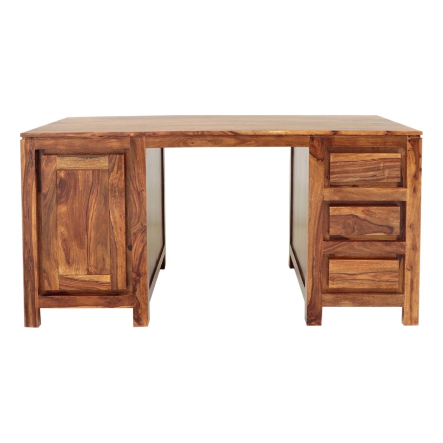 Písací stôl GANI 160x80 cm masív/palisander