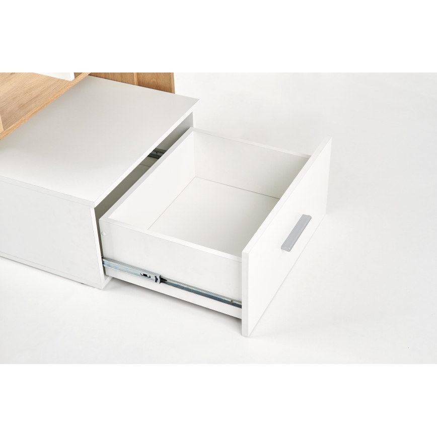 Písací stôl GORA dub/biela