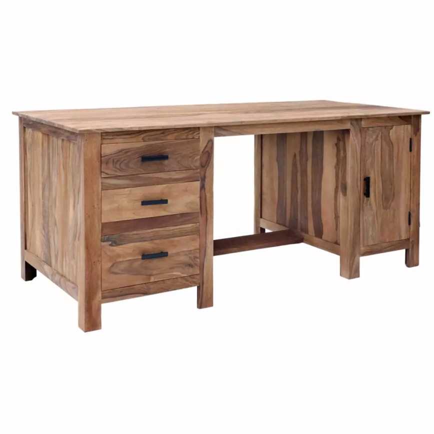 Písací stôl RAMI 160x76 cm masív/palisander
