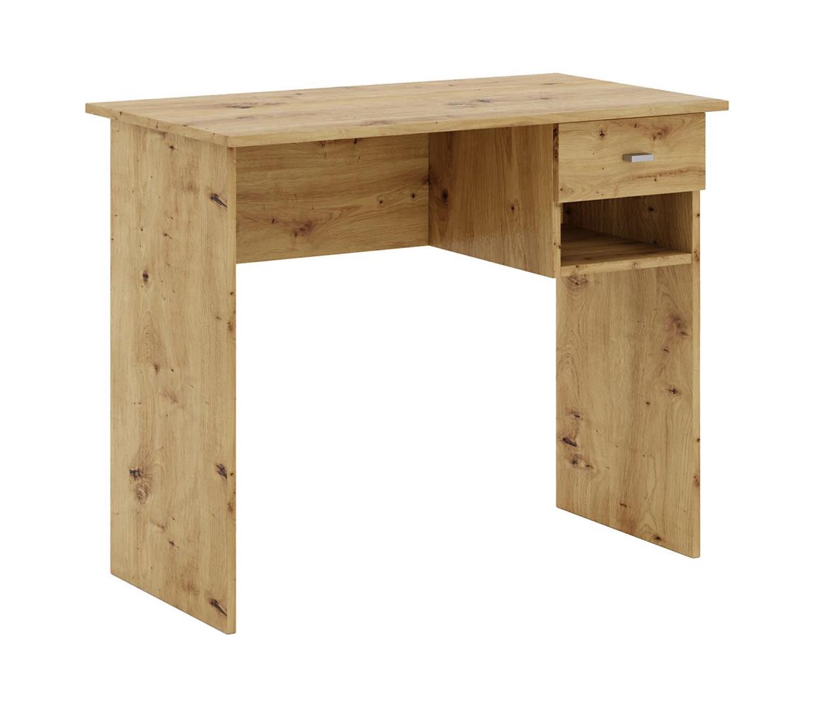 Písací stôl RICO 90x50 cm dub artisan 5904804550394