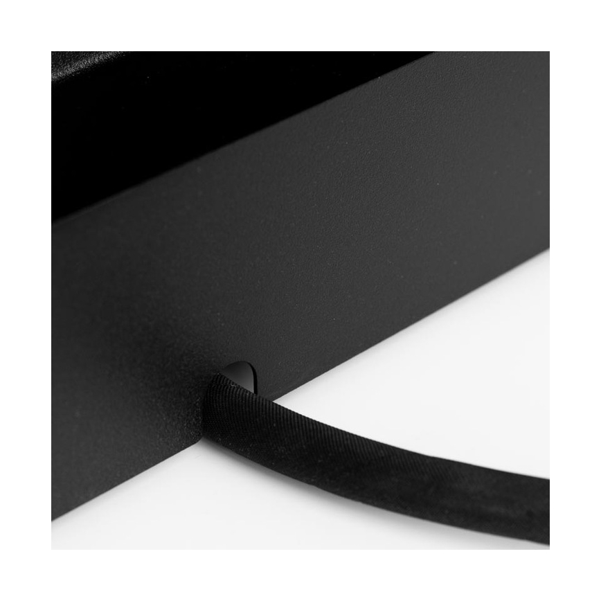 Planika - Vonkajší plynový krb 41,4x69,8 cm 10kW 1xAAA čierna + ochranný kryt