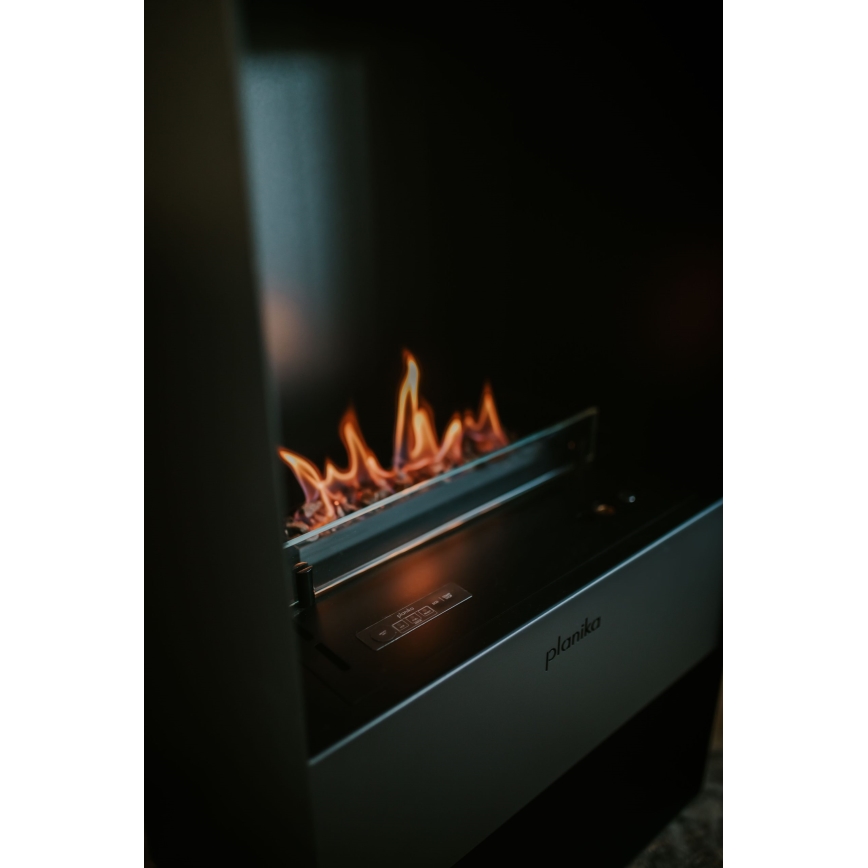 Planika - BIO krb na diaľkové ovládanie 83,5x48 cm 2,5kW/230V čierna
