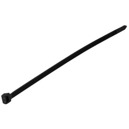 Plastové sťahovacie pásky 2,5x100mm 100ks čierna