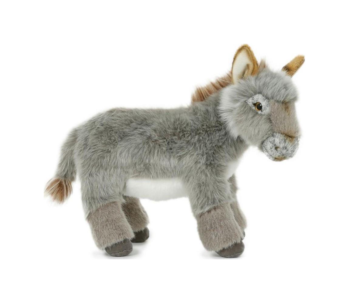 Teddies Plyšový oslík 25 cm 00010158