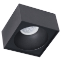 Podhľadové bodové svietidlo BALI 1xGU5,3/MR16/50W/12V hranatý čierna