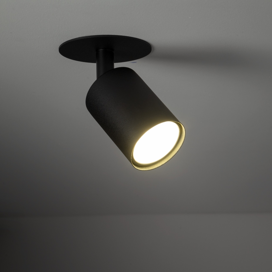 Podhľadové bodové svietidlo NEX 1xGU10/10W/230V čierna