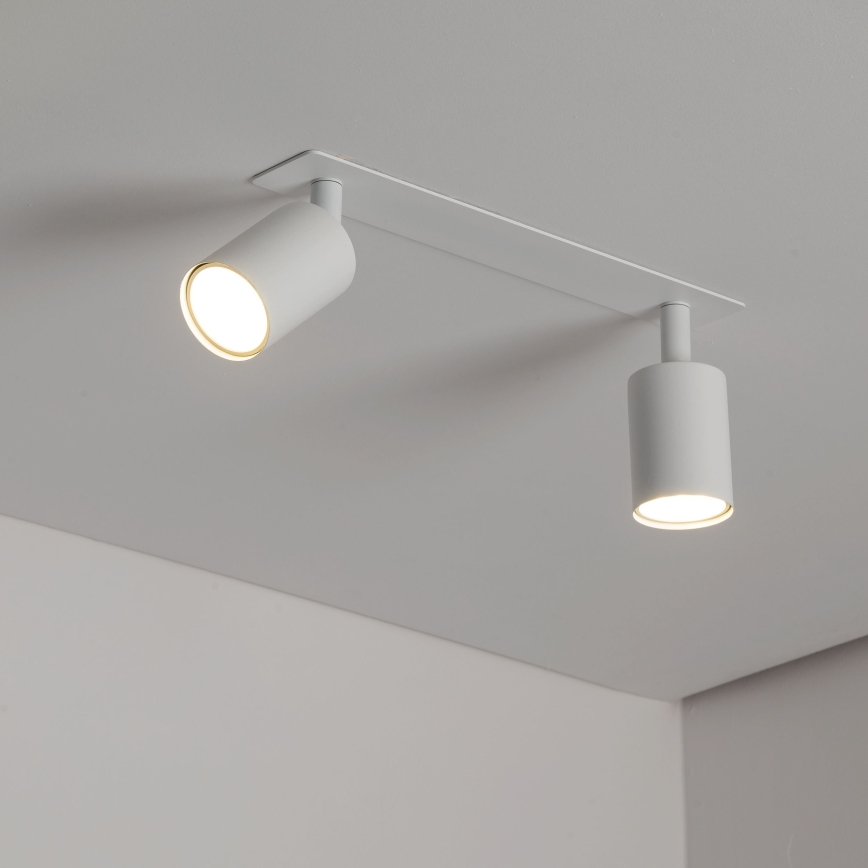 Podhľadové bodové svietidlo NEX 2xGU10/10W/230V biela