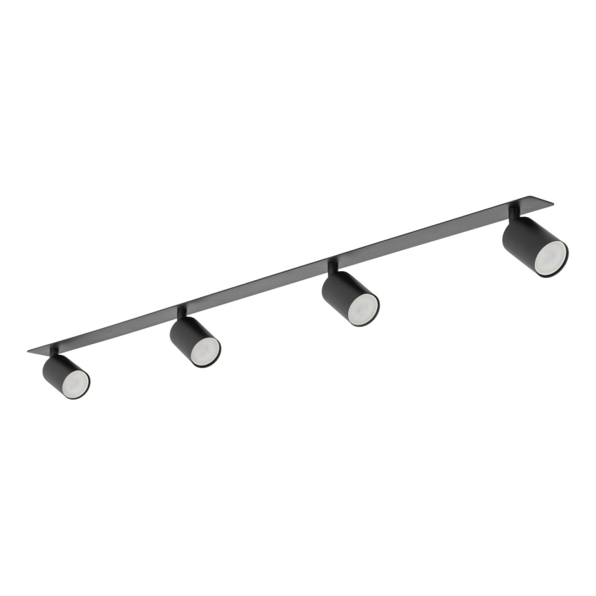 Podhľadové bodové svietidlo NEX 4xGU10/10W/230V čierna