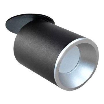Podhľadové bodové svietidlo PALLAS 1xGU10/10W/230V čierna/strieborná