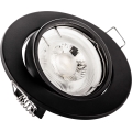Podhľadové svietidlo 1x GU10/MR16/10W/230V, priemer 9 cm, čierne