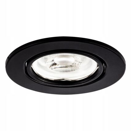 Podhľadové svietidlo 1x GU10/MR16/10W/230V, priemer 9 cm, čierne