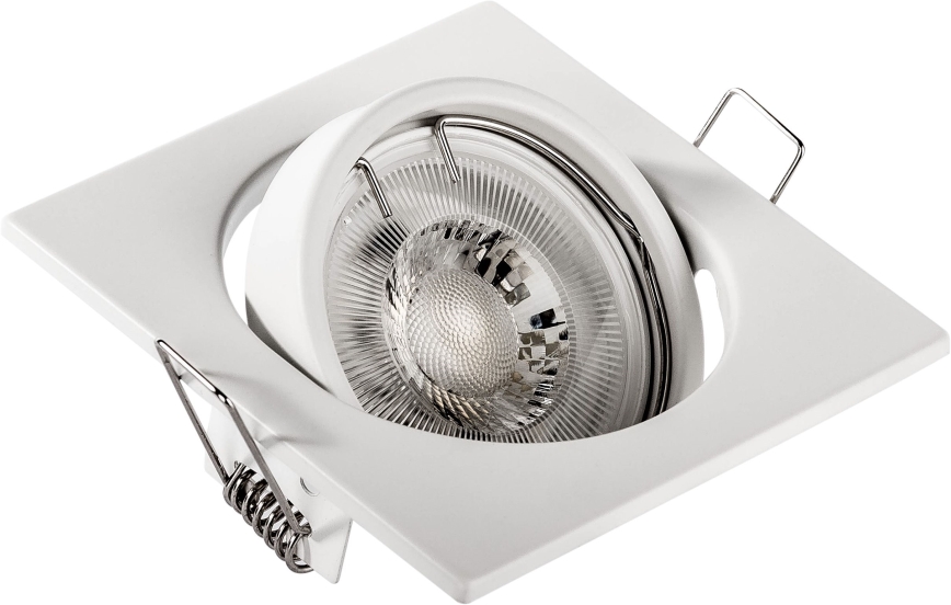 Podhľadové svietidlo 1xGU10/MR16/10W/230V 9x9 cm biele