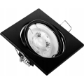 Podhľadové svietidlo 1xGU10/MR16/10W/230V 9x9 cm čierne