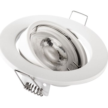 Podhľadové svietidlo 1xGU10/MR16/10W/230V priemer 9 cm biele