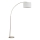 Podlahová lampa ZENITH 1xE27/15W/230V matný chróm/biela